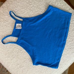 H&M cropped high neck tank